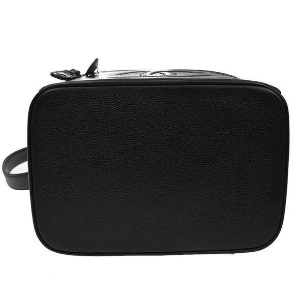 CHANEL CC 2Way Vanity Shoulder Hand Bag Grained Calfskin Leather BK 620RL401 - Picture 6 of 16